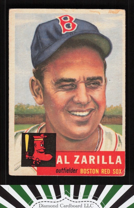 1953 Topps #181 Al Zarilla PR a, front
