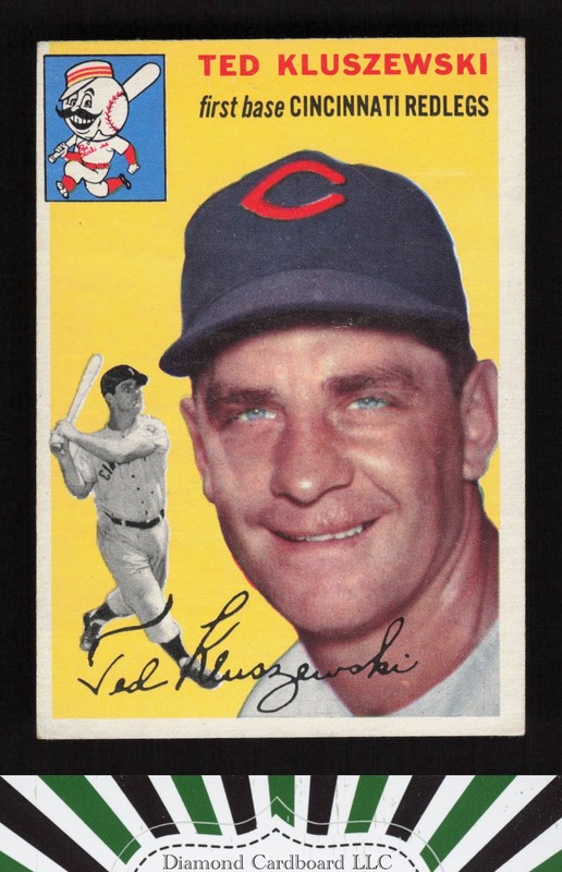 1954 Topps #7 Ted Kluszewski VGEX f, front