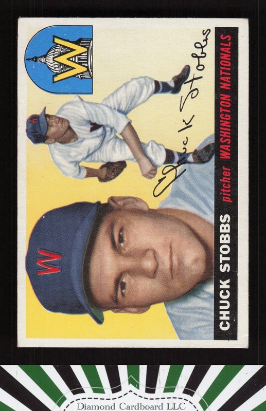 1955 Topps #41 Chuck Stobbs VGEX e, front