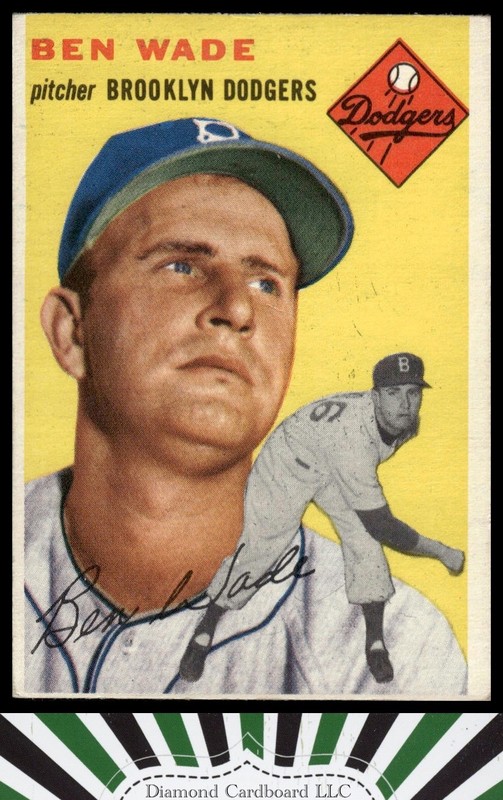 1954 Topps #126 Ben Wade VGEX j, front