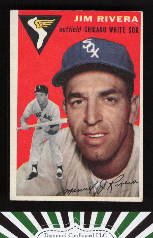 1954 Topps #34 Jim Rivera VG i, front
