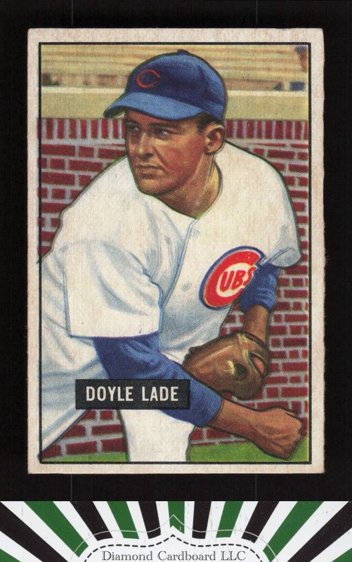 1951 Bowman #139 Doyle Lade VGEX+ [CENTERED], front