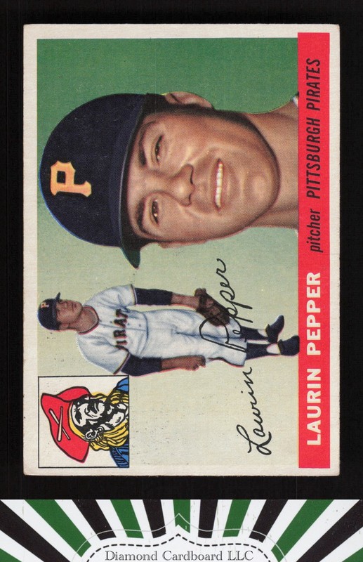 1955 Topps #147 Laurin Pepper VG+ h, front