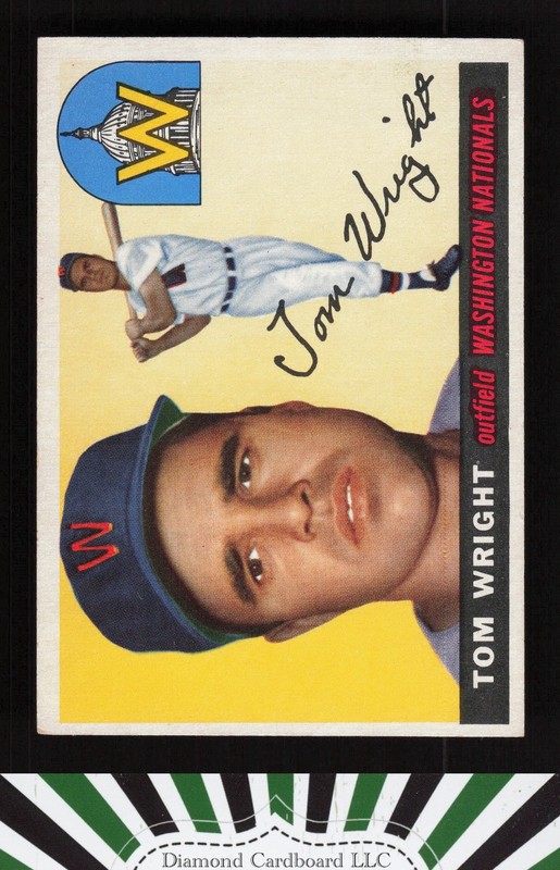 1955 Topps #141 Tom Wright VGEX+ c, front
