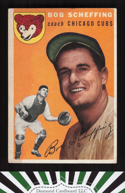 1954 Topps #76 Bob Scheffing VGEX (ST) j, front