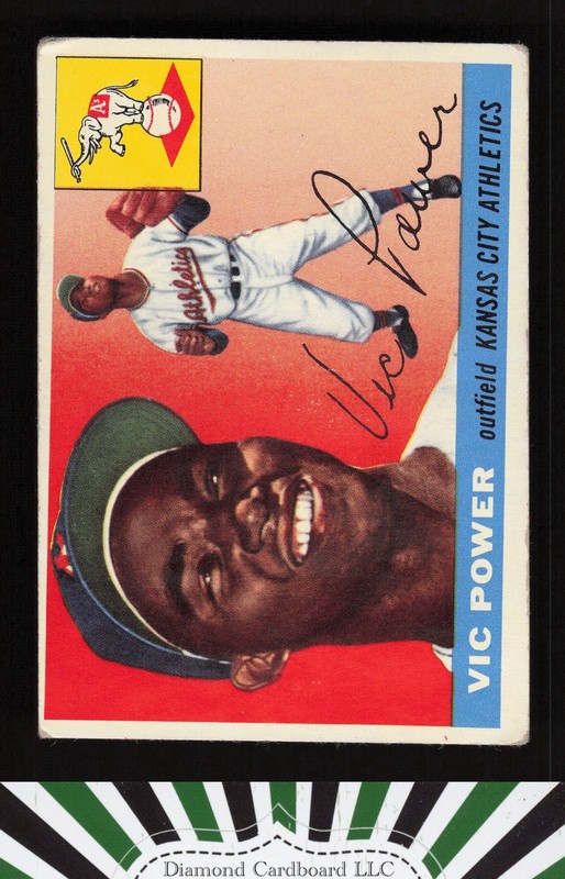 1955 Topps #30 Vic Power VG c, front