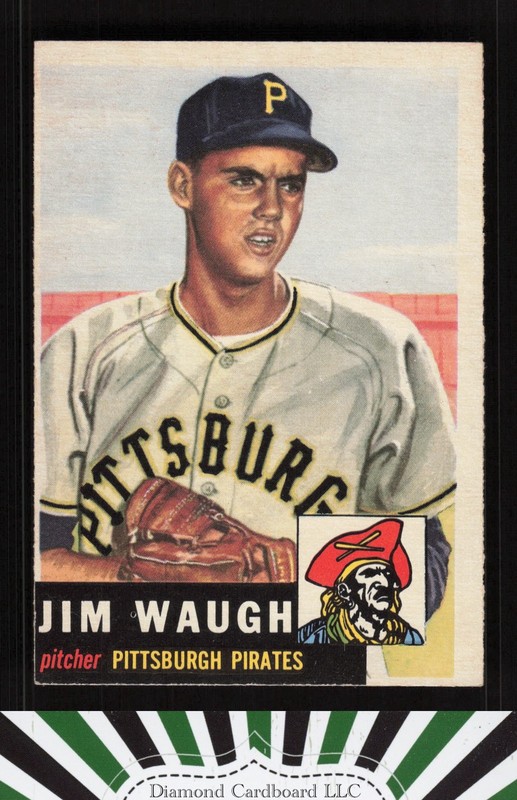 1953 Topps #178 Jim Waugh EX g, front