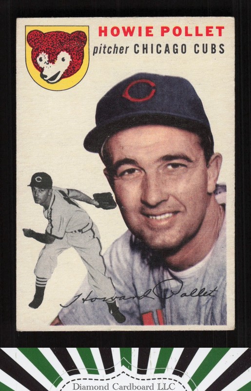 1954 Topps #89 Howie Pollet VGEX b, front