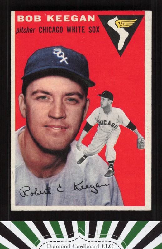 1954 Topps #100 Bob Keegan EX l, front