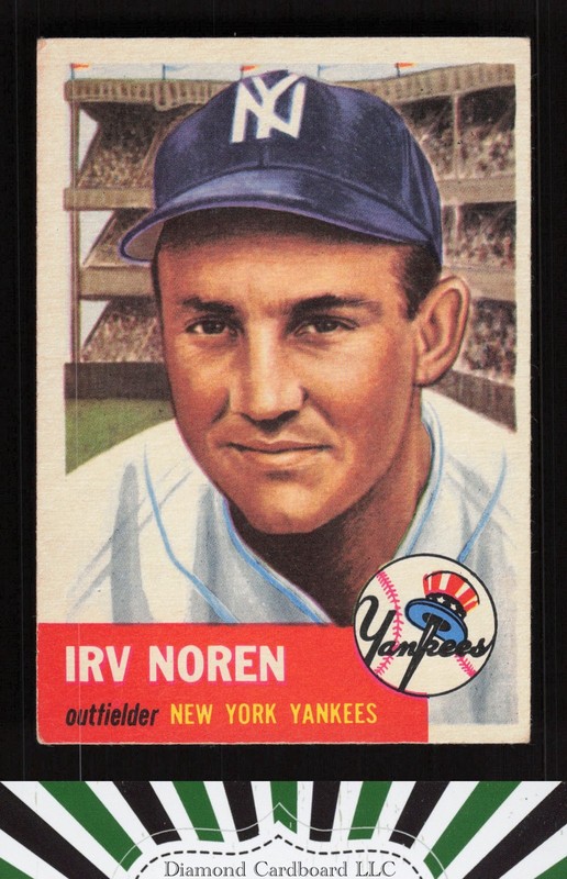 1953 Topps #35 Irv Noren VGEX e, front