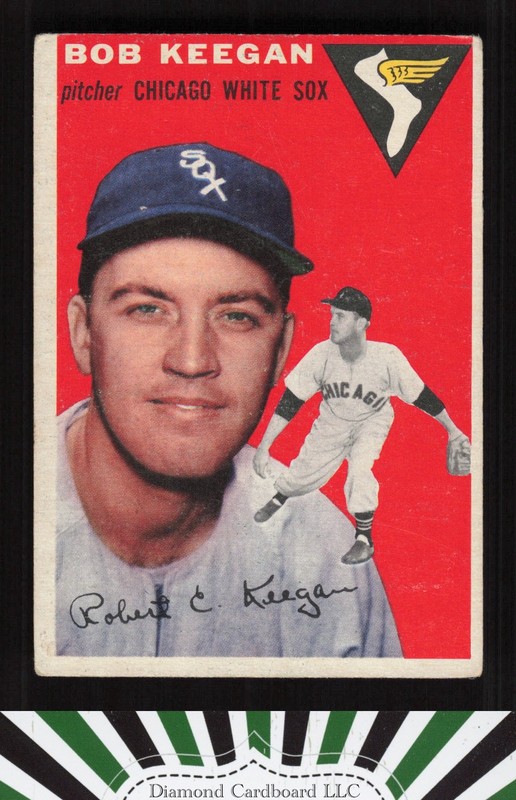 1954 Topps #100 Bob Keegan VG b, front