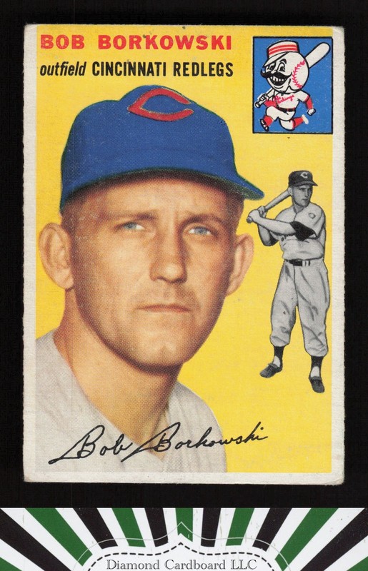 1954 Topps #138 Bob Borkowski VG [CENTERED] i, front