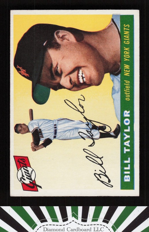 1955 Topps #53 Bill Taylor EX+ a, front