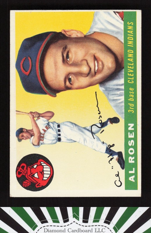 1955 Topps #70 Al Rosen VG g, front