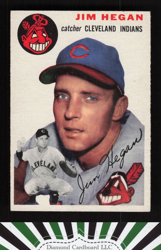1954 Topps #29 Jim Hegan VGEX j, front