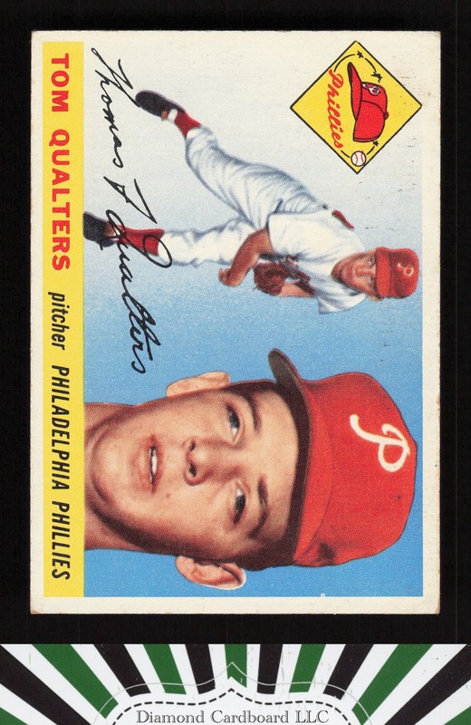 1955 Topps #33 Tom Qualters VGEX i, front