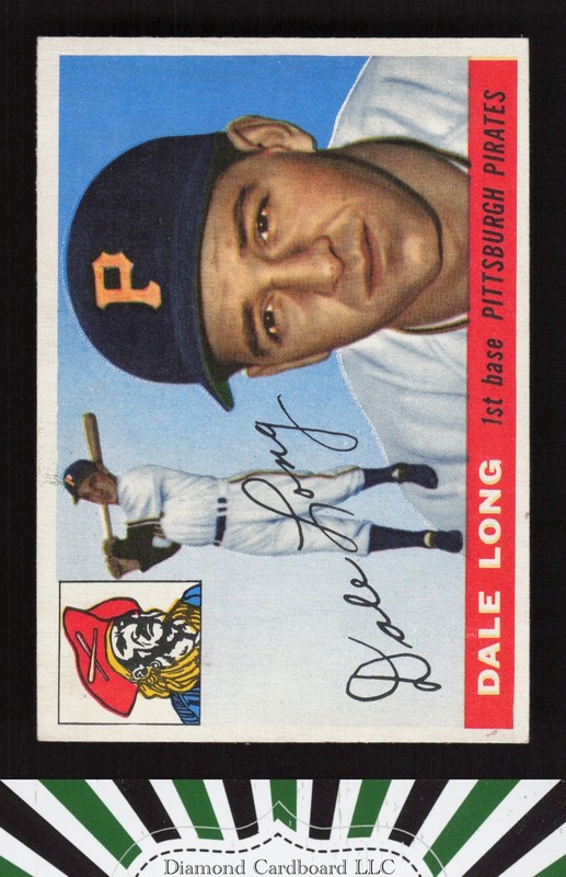 1955 Topps #127 Dale Long EXMT r, front