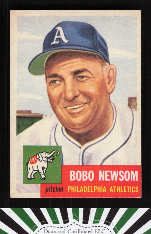 1953 Topps #15 Bobo Newsom NM g, front