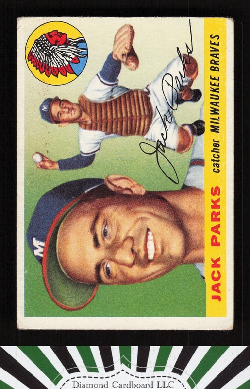 1955 Topps #23 Jack Parks GD+ a, front