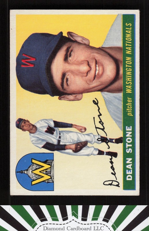 1955 Topps #60 Dean Stone VGEX+ i, front