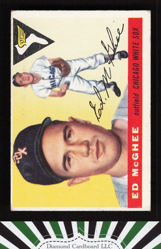 1955 Topps #32 Ed McGhee VG+ n, front