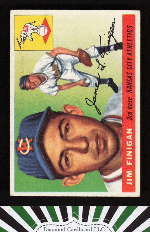 1955 Topps #14 Jim Finigan VG+ [CENTERED] d, front