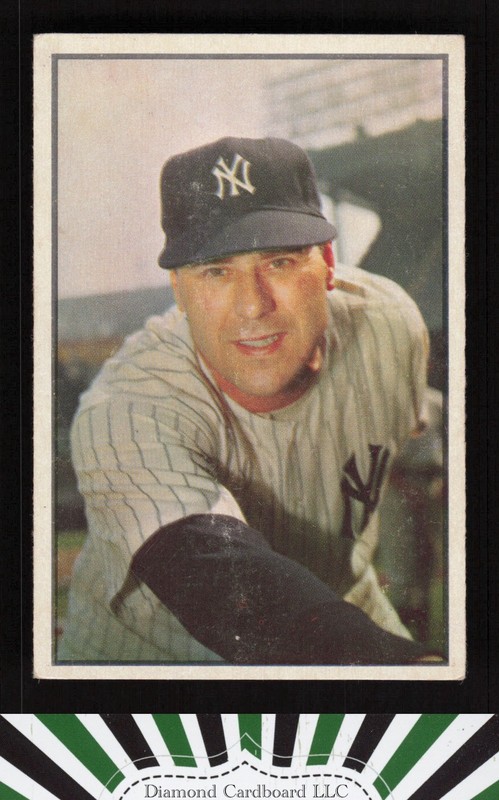 1953 Bowman Color #27 Vic Raschi VGEX a, front
