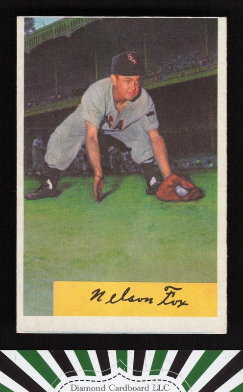 1954 Bowman #6 Nelson Fox VGEX e, front