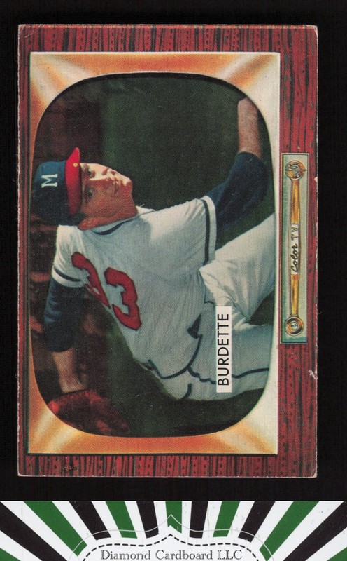 1955 Bowman #70 Lew Burdette VG, front