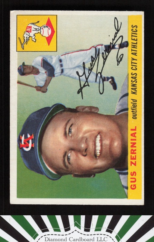 1955 Topps #110 Gus Zernial VGEX g, front