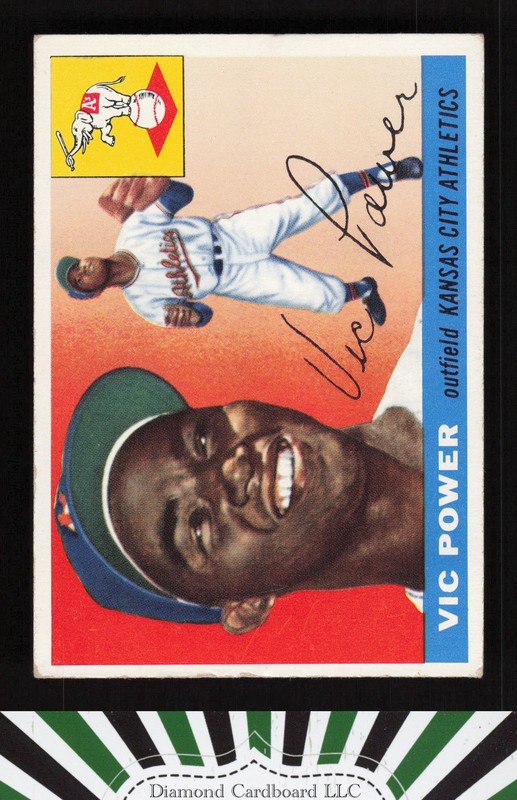 1955 Topps #30 Vic Power VGEX m, front