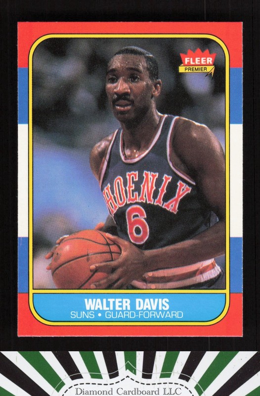 1986-87 Fleer #23 Walter Davis NM, front