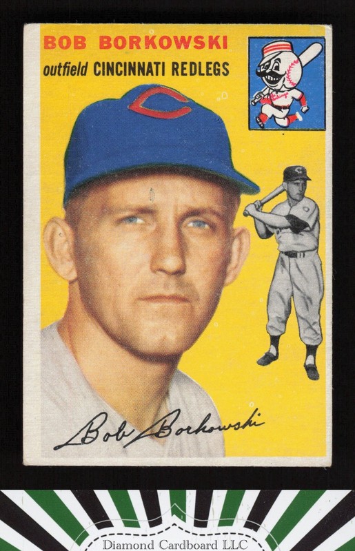 1954 Topps #138 Bob Borkowski VG+ j, front
