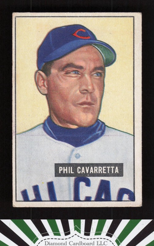 1951 Bowman #138 Phil Cavarretta VGEX, front