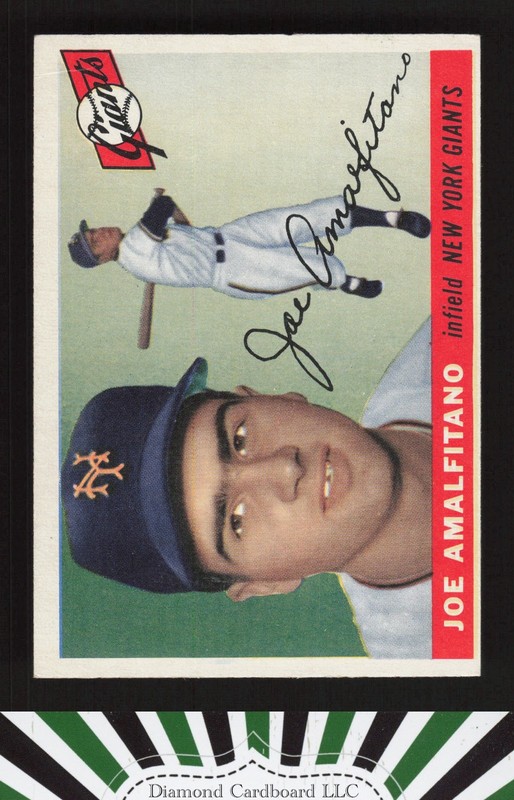 1955 Topps #144 Joe Amalfitano VG h, front