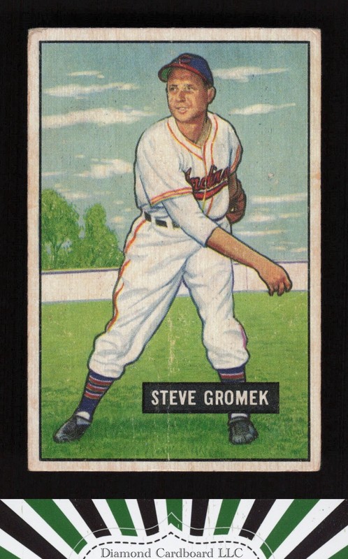 1951 Bowman #115 Steve Gromek GD, front