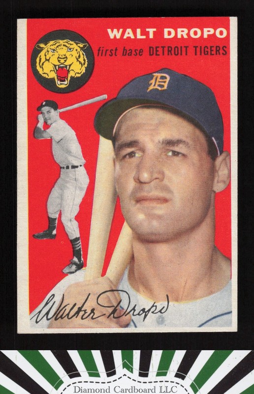 1954 Topps #18 Walt Dropo EX l, front