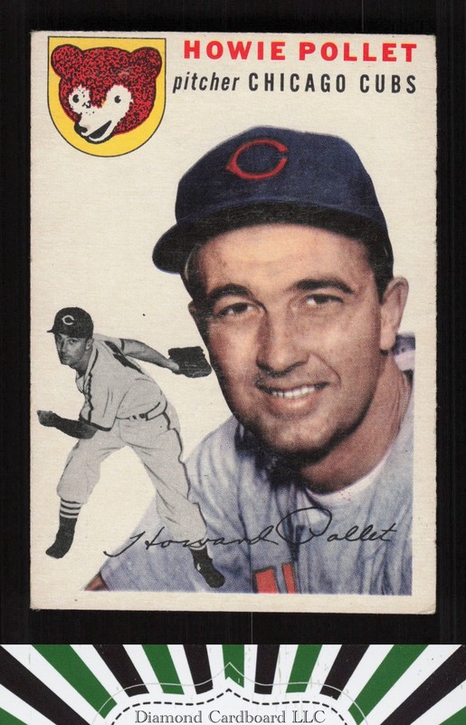 1954 Topps #89 Howie Pollet VGEX e, front