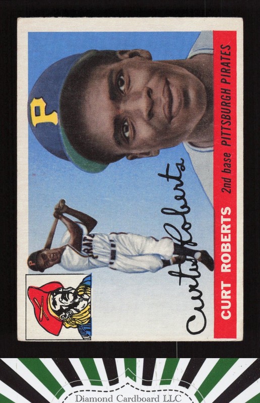 1955 Topps #107 Curt Roberts VGEX e, front