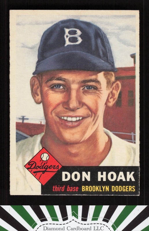 1953 Topps #176 Don Hoak EXMT h, front