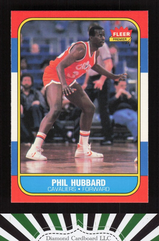 1986-87 Fleer #48 Phil Hubbard MINT, front