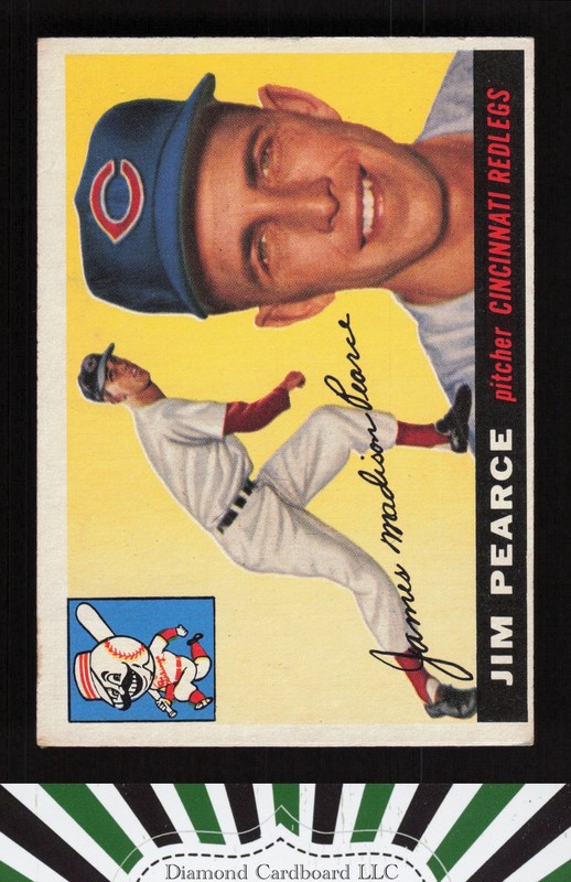 1955 Topps #170 Jim Pearce VGEX m, front