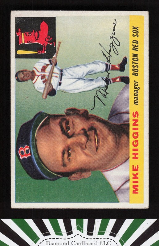 1955 Topps #150 Mike Higgins VGEX m, front