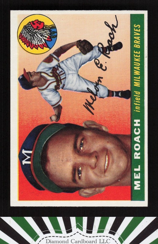 1955 Topps #117 Mel Roach EX n, front