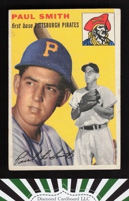 1954 Topps #11 Paul Smith GD h, front