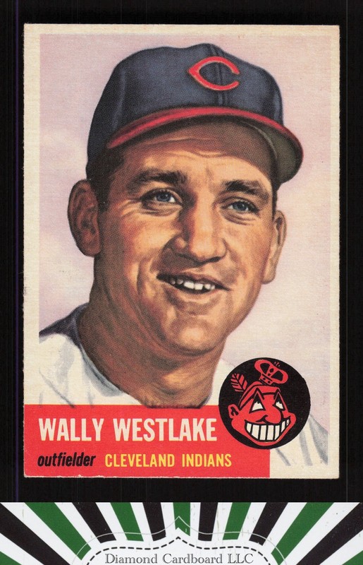 1953 Topps #192 Wally Westlake EX f, front