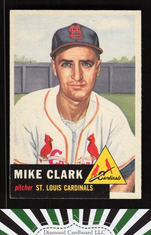 1953 Topps #193 Mike Clark VG+ [LOOKS NM] b, front