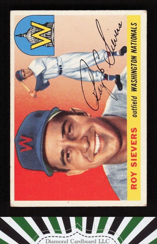 1955 Topps #16 Roy Sievers VGEX n, front