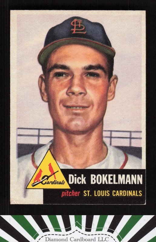 1953 Topps #204 Dick Bokelmann VGEX [VERY SHARP] h, front