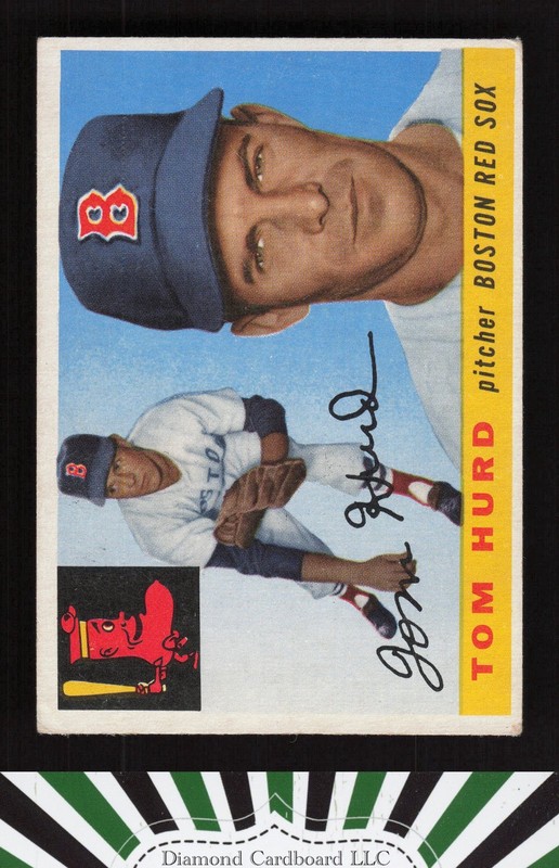 1955 Topps #116 Tom Hurd VG+ j, front
